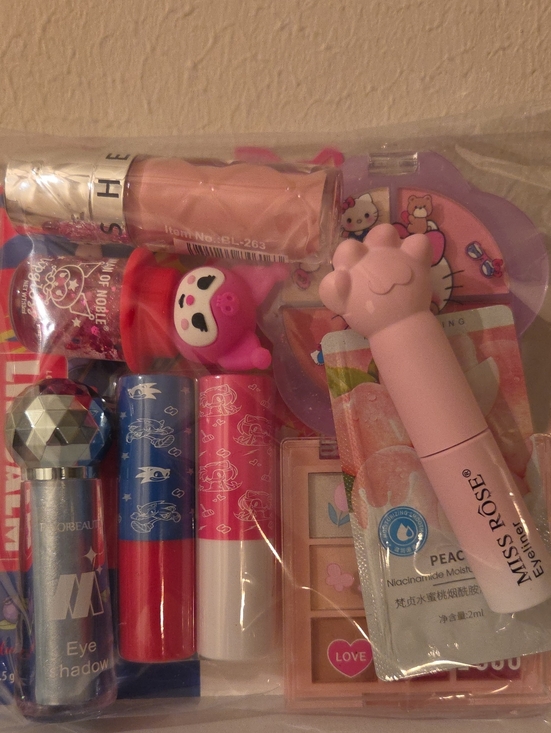Accessories - Cute Pink Lip Gloss & Makeup Set